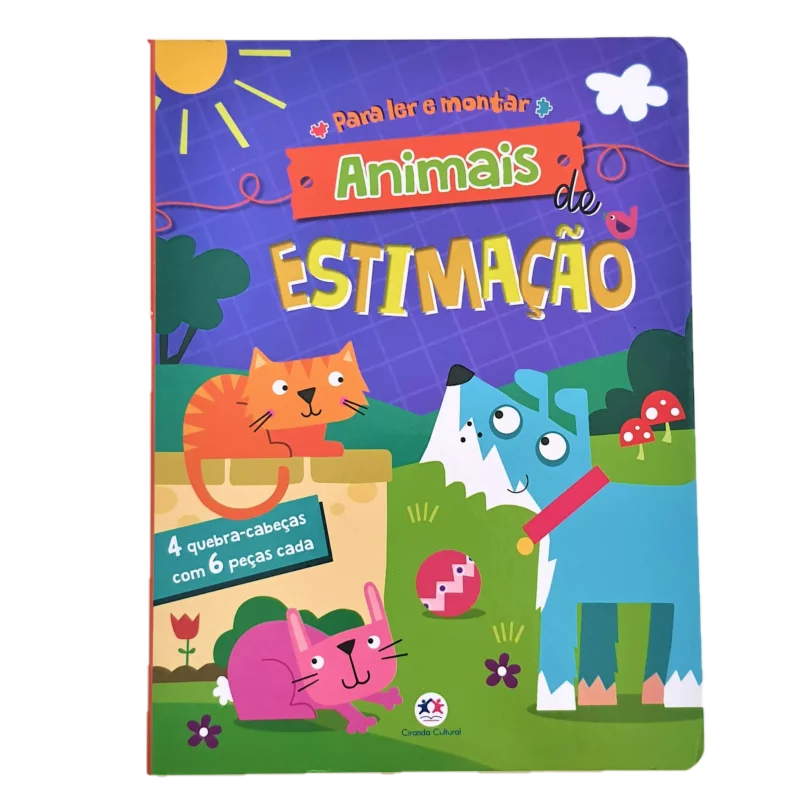 Livro Quebra Cabeça: animais da selva